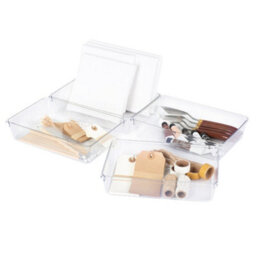 Livivo 4Pc Extra Large Drawer Organiser Tray Set - thumbnail 7