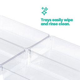 Livivo 4Pc Extra Large Drawer Organiser Tray Set - thumbnail 6