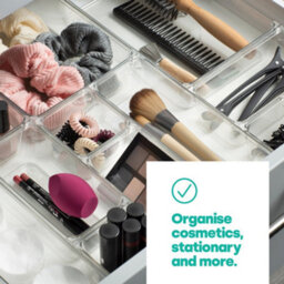 Livivo 4Pc Extra Large Drawer Organiser Tray Set - thumbnail 5