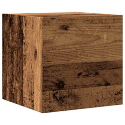 Berkfield Wall Mounted Tv Cabinet Old Wood 30.5X30X30 Cm - thumbnail 2