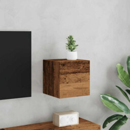 Berkfield Wall Mounted Tv Cabinet Old Wood 30.5X30X30 Cm - thumbnail 3