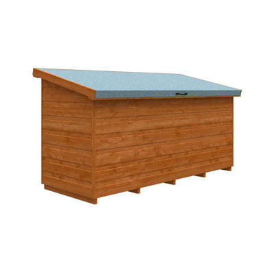 Buttercup Farm 6X2.3 Tool Chest 12mm Shed - L175 X W67.5 X H97.5 Cm - Solid Wood/softwood/pine - Burnt Orange - image 1