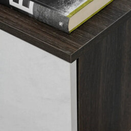 Arte Noir Ii Entertainment Unit Graphite Oak Marble White For Tvs Up To 70In - thumbnail 5