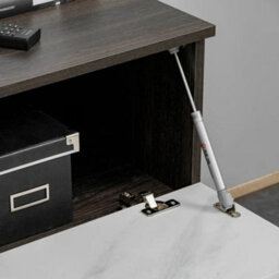 Arte Noir Ii Entertainment Unit Graphite Oak Marble White For Tvs Up To 70In - thumbnail 6