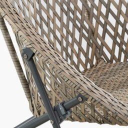 Pacific Lifestyle Tobs Pe Rattan Bistro Set Foldable Natural Outdoor Garden Chairs And Tempered Glass Table - thumbnail 8