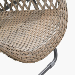 Pacific Lifestyle Tobs Pe Rattan Bistro Set Foldable Natural Outdoor Garden Chairs And Tempered Glass Table - thumbnail 9
