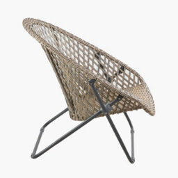 Pacific Lifestyle Tobs Pe Rattan Bistro Set Foldable Natural Outdoor Garden Chairs And Tempered Glass Table - thumbnail 6