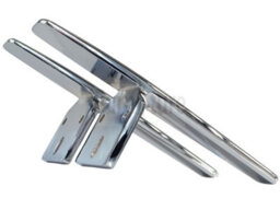L&F 4 Chrome Furniture Settee Legs Cabinet Sofa Metal Feet 170mm High Chair Beds - thumbnail 9