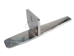 L&F 4 Chrome Furniture Settee Legs Cabinet Sofa Metal Feet 170mm High Chair Beds - thumbnail 5
