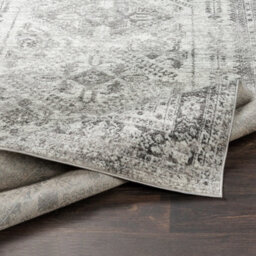Livabliss Monte Carlo-Vintage Grey White Charcoal Traditional Boho Living Dining Bedroom Rug 200 X 275 Cm Easy Care, Non Shedding - thumbnail 4