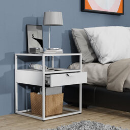 Vcm Metal Bedside Table Side Table Flokas M - thumbnail 4