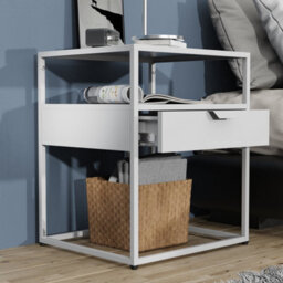 Vcm Metal Bedside Table Side Table Flokas M - thumbnail 3