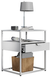 Vcm Metal Bedside Table Side Table Flokas M - thumbnail 1