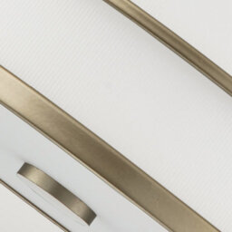 Luminosa Lighting Luminosa Fusion 3 Light Cylindrical Ceiling Light, Painted Natural Brass - thumbnail 4