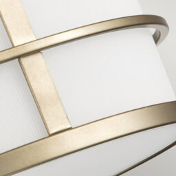 Luminosa Lighting Luminosa Fusion 3 Light Cylindrical Ceiling Light, Painted Natural Brass - thumbnail 5