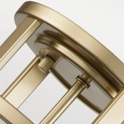 Luminosa Lighting Luminosa Fusion 3 Light Cylindrical Ceiling Light, Painted Natural Brass - thumbnail 2