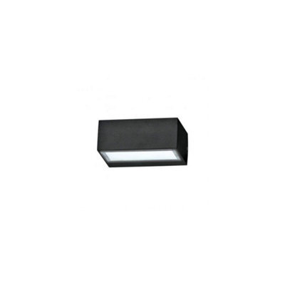 Ideal Lux Outdoor Twin Up Down Wall Light Black Ip44, G9 - image 1