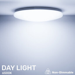 Paul Russells Led Round Panel Modern Ceiling Lights, 12W 1200 Lumens, Ip44, 6500K Day Light, Pack Of 2 - thumbnail 2