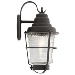 Luminosa Lighting Elstead Kichler Chance Harbor Outdoor 1 Light Wall Lantern Weathered Zinc Ip44 - thumbnail 2