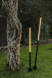 Luminosa Lighting Luminosa Bambou 1268 Black Led Spike Lamp 8W 2700K Ip65 - thumbnail 2