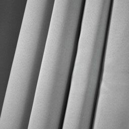 "Ohs Eyelet Blackout Curtains Set Of 2 Thermal Ring Top Window Treatment Panels - Silver, Width 66"" X Drop 72""" - thumbnail 3