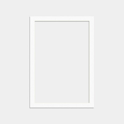 Ak Frames 100X70Cm White Picture Mounts To Fit 90X60Cm Aperture Size - Mount Board Only (No Frame Included) - image 1