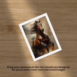 Ak Frames 100X70Cm White Picture Mounts To Fit 90X60Cm Aperture Size - Mount Board Only (No Frame Included) - thumbnail 5