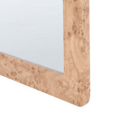 Beliani Wall Mirror Galan 50 Cm 160 Cm Light Brown - thumbnail 5
