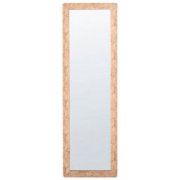Beliani Wall Mirror Galan 50 Cm 160 Cm Light Brown - thumbnail 1