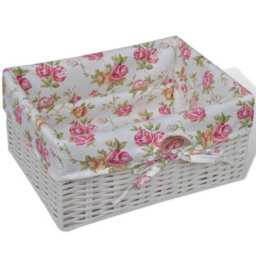 Berkfield Cabinet With 1 Drawer And 2 Baskets White Paulownia Wood - thumbnail 5