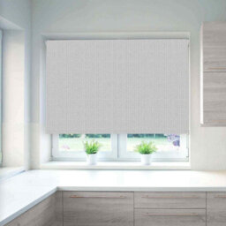 Lister Cartwright Chevron Grey Zig-Zag Blackout Roller Blinds Easy Fit Child Safety Included (180 X 140 Cm) - thumbnail 2