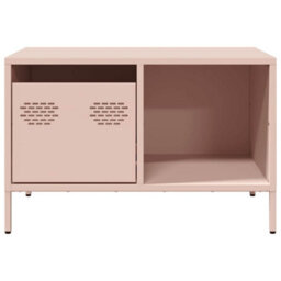 Berkfield Coffee Table Pink 68.5X50X43.5 Cm Cold-Rolled Steel - thumbnail 6