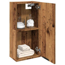 Walplus Wall-Mounted Bathroom Cabinet Old Wood 32X20X67 Cm - thumbnail 1