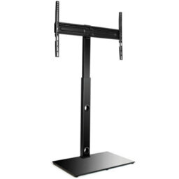 Futura Universal Tv Stand 30 To 75 Inch Tvs, Swivel & Height Adjustable, 60Kg Load, Max Vesa 600X400mm, Tempered Glass Base - thumbnail 2