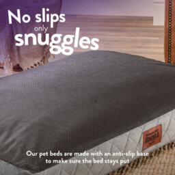 Slumberdown Padded Dog Bed: Cosy Comfort For A Happy Pup, Grey - thumbnail 5