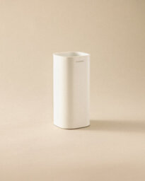 Cosmic Toothbrush Holder, Bathroom Tumbler, Stainless Steel, Matt White, Nea Collection