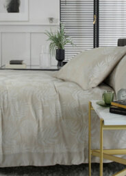 The Lyndon Company Tlc Opulent Jacquard Count Rich Cotton Bedlinen Duvet Set - thumbnail 2
