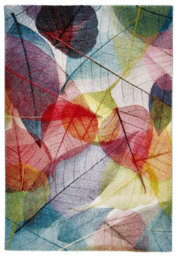 Multi Nature Print Rug, Stain-Resistant Graphic Rug, Modern Nature Print Rug For Bedroom, & Diningroom-160Cm X 220Cm - thumbnail 1