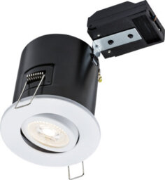 Luminosa Lighting Luminosa Tilt Gu10 Fire-Rated Downlight -White 230V Ip20 35W - thumbnail 1