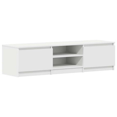 Berkfield Classic Tv Cabinet White 140X40X35.5 Cm Engineered Wood - image 1