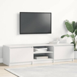 Berkfield Classic Tv Cabinet White 140X40X35.5 Cm Engineered Wood - thumbnail 2