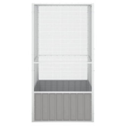 Walplus Bird Cage Grey 111X107X211.5 Cm Galvanised Steel - thumbnail 4