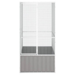 Walplus Bird Cage Grey 111X107X211.5 Cm Galvanised Steel - thumbnail 3