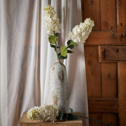 Wyld Haus Set Of 3 White Spear Hydrangea Artificial Flower Stems 880mm - thumbnail 6