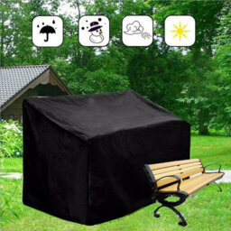 Garden Bench Cover, Weatherproof Protective Cover For 2 3 4 Seater Bench, Furniture 163X66X89Cm - thumbnail 2