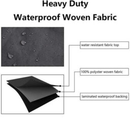 Garden Bench Cover, Weatherproof Protective Cover For 2 3 4 Seater Bench, Furniture 163X66X89Cm - thumbnail 5