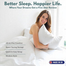 Black Plush 6Ft Super King Size Bed With Matttress  2 Storage Drawers And 20 Inch Plain Borderd Headboard - thumbnail 6