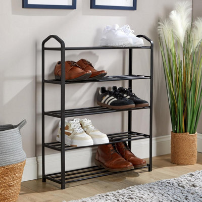 Celino 5 Tier Shoe Rack Shoe Storage Footwear Organiser Storage Rack Hallway Entryway Living Room 16-20 Pairs 62X20X79 Cm - image 1