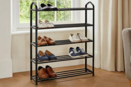 Celino 5 Tier Shoe Rack Shoe Storage Footwear Organiser Storage Rack Hallway Entryway Living Room 16-20 Pairs 62X20X79 Cm - thumbnail 4