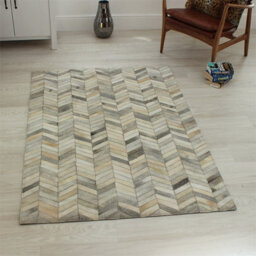 Natural Abstract Handmade Luxurious Modern Cowhide Rug For Living Room And Bedroom-120Cm X 170Cm - thumbnail 6